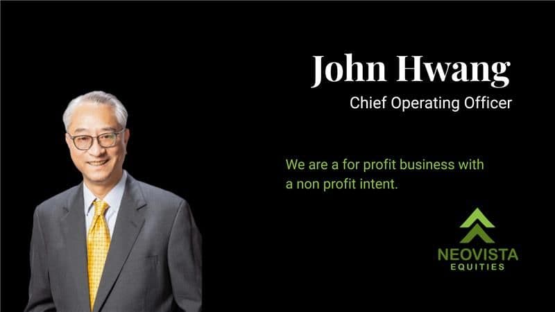 John Hwang Talks NeoVista's Vision